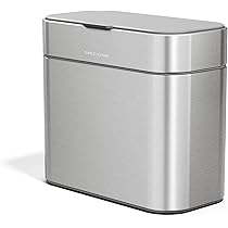 simplehuman シンプルヒューマン ステンレススチール ごみ箱 フタ付 simplehuman（シンプルヒューマン） (特典あり)(正規品) ゴミ箱
